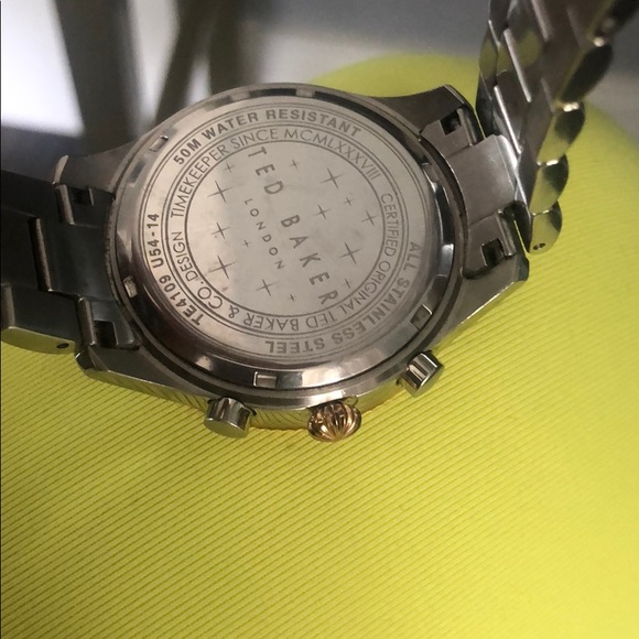 Ted Baker London two tone rose gold Chrono watch - Picture 4 of 8